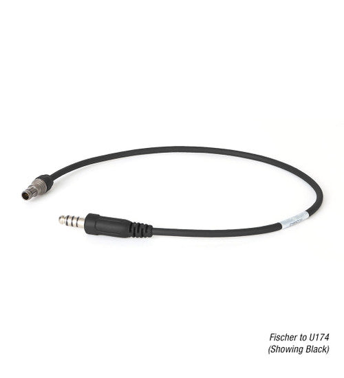 Ops-Core AMP U174 Downlead Cable | Monaural, Stereo & Mono-Binaural
