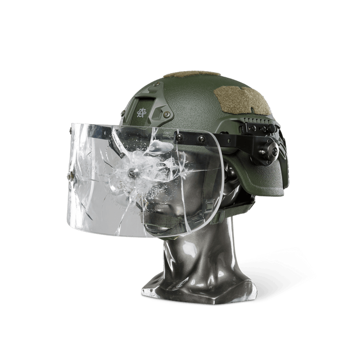 Ballistic Helmet with Bulletproof Visor | NIJ Level IIIA+ - Atomic Defense