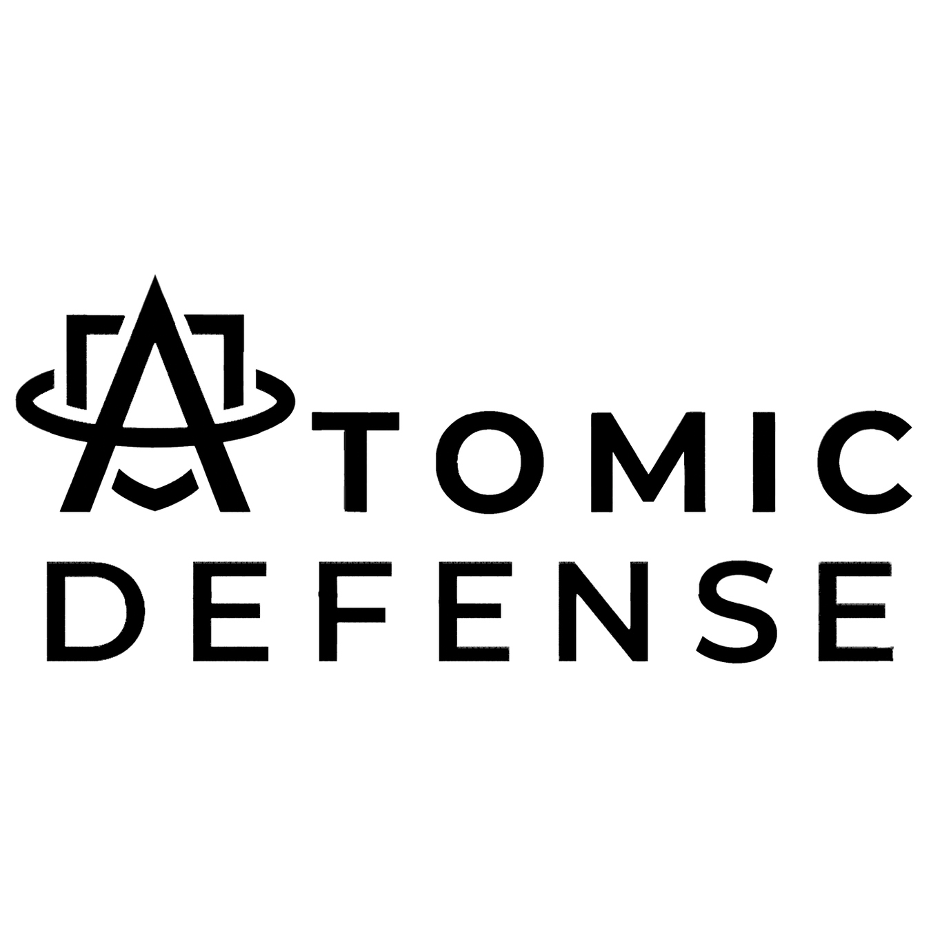 Atomic Defense Logo - black and white 