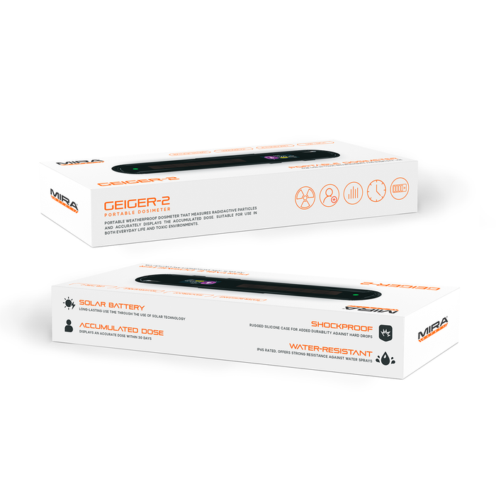 Mira Safety Geiger-2 | Rechargeable Portable Dosimeter