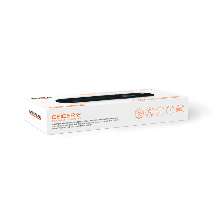 Mira Safety Geiger-2 | Rechargeable Portable Dosimeter