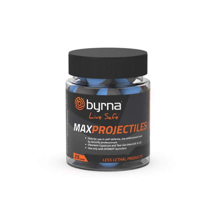Byrna Max Projectiles | Non Lethal Ammo | Pepper + Tear Gas