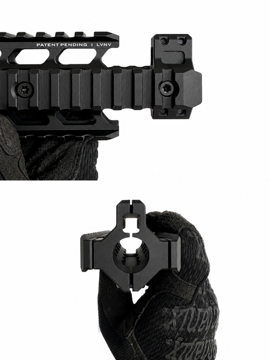 Strike Industries M4 Quad Rail Handguard: 11.60oz Multi-Rail Accessory Platform - For AR15 & M4 Carbines