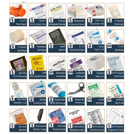Trauma and First Aid Kits (TFAK) | North American Rescue | Complete Kit
