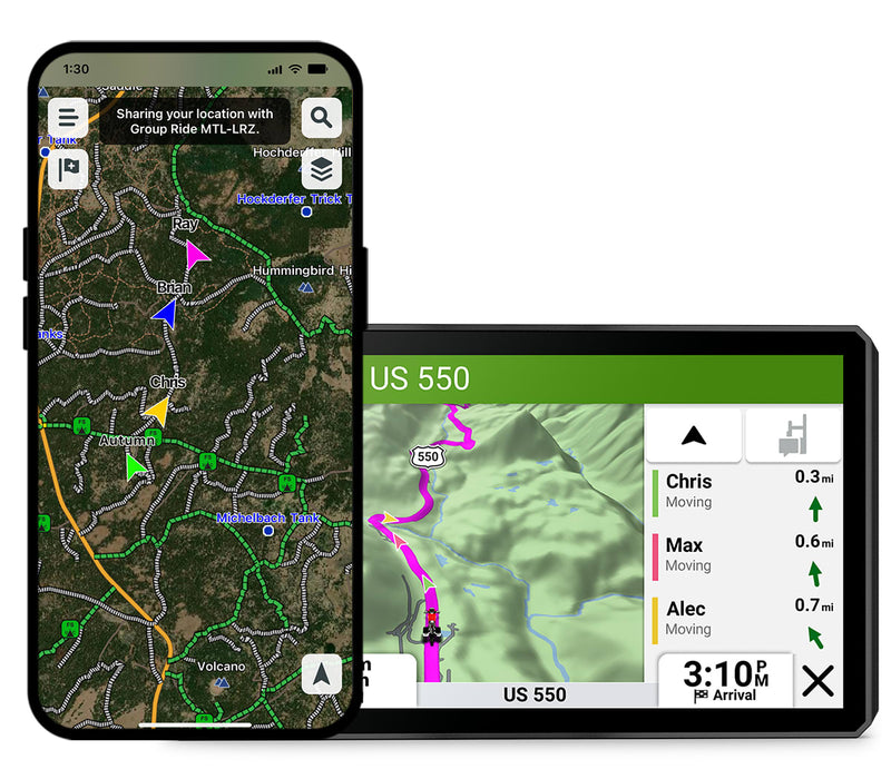 Garmin zūmo XT3 - 4.7" & 6" Ultrabright Navigator - 25 Hz Multi-GNSS & Live Ride Telemetry