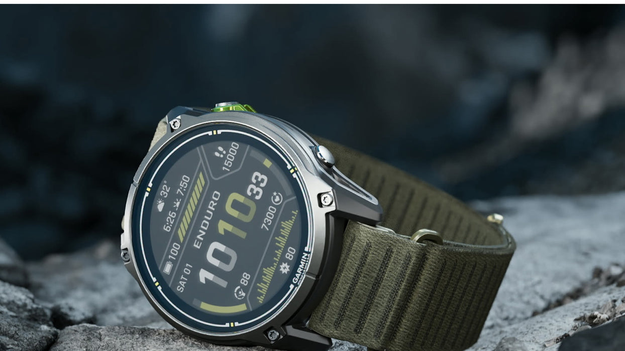Garmin Enduro 4 - Ultraperformance GPS Smartwatch w/ 90-Day Solar Battery Life