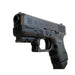 An Rail Adapter for Glock 26 attached to  G26 Subcompact 