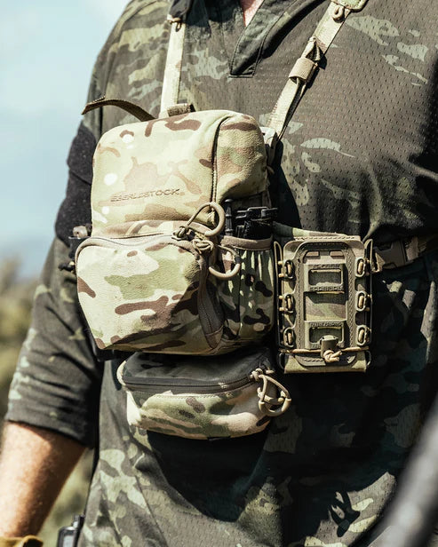Bravo Modular Bino Pack | Magnet-Free for Compass Navigation | Binocular Harness System