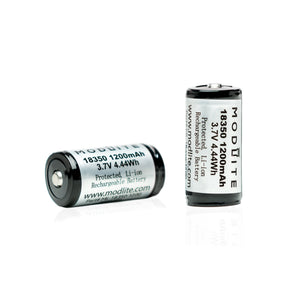 Modlite 18350 1200mAh Protected Cell (2 Pack)