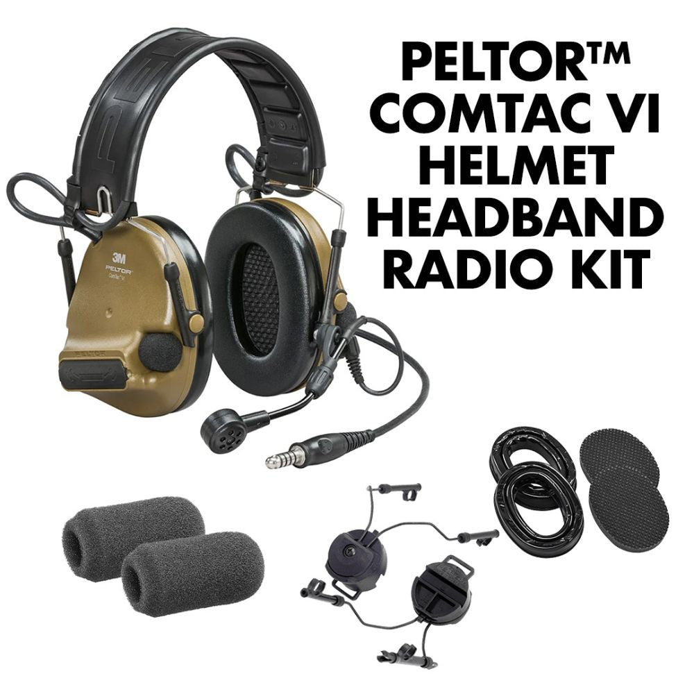 Peltor ComTacs (3M Defender, SwatTac, Single Comm, and Dual Comm)