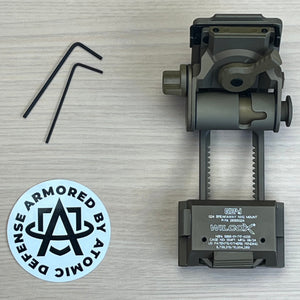 Wilcox G24 | Dovetail Mount for NVGs w/ Breakaway Safety for Neck Injury Prevention