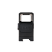 the image presents the  DOT EHS 1 L Holographic Sight in the color black and is showcased in its front view where we can see the sight box and the DOT logo that is branded right below it and as well as the mounting slot in the bottom where the holographic sight will be mounted on the user's rifle.
