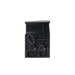 the image showcases the DOT ehs 1 L holographic sight in the color black and is being presented in its right side where we can see ridges and rials, as well as the adjustment knobs for the holographic sight, and on the bottom right part we can also see the screw in which clamps the holographic sight to the user's rifle. 