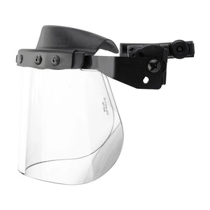 Team Wendy Paulson EPIC DK7 Rail Mounted Ballistic Face Shield - Ballistic Riot Face Shield w/ Optically Correct Antifog Lens
