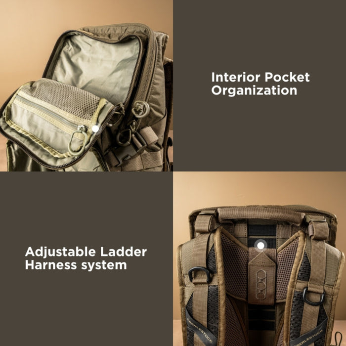 Eberlestock HiSpeed II | Lightweight and Ergonomic Backpack | 3-Day High-Mobility Pack