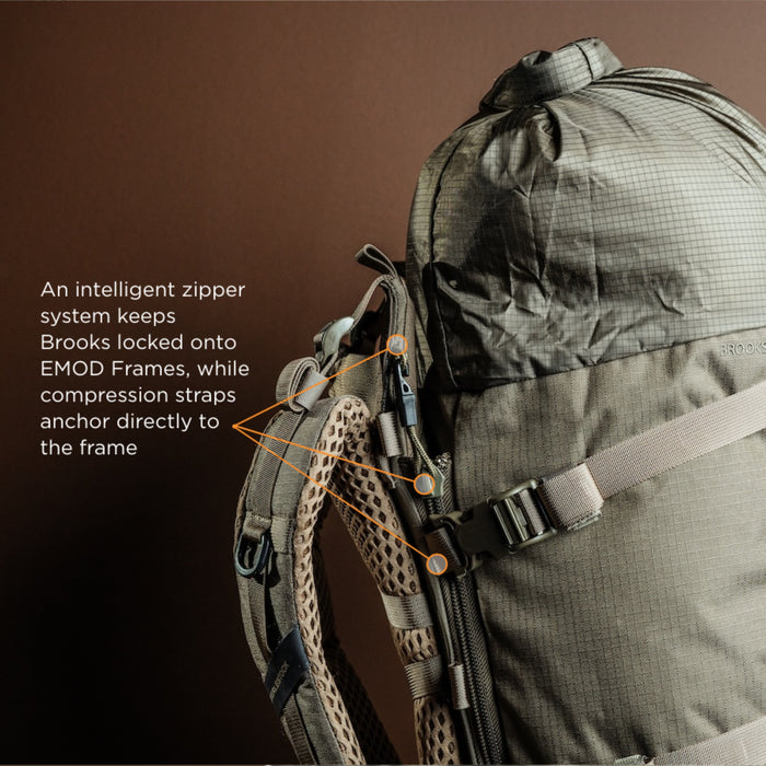 Eberlestock Brooks 7000 | Lightweight w/ EMOD Lid & Hydration Bladder Sleeve | Pre-Order