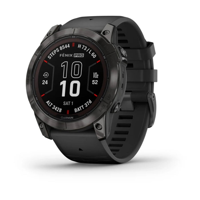 Garmin Fenix 7X Pro Solar Sapphire | Solar Powered Smartwatch w/ GPS & ECG