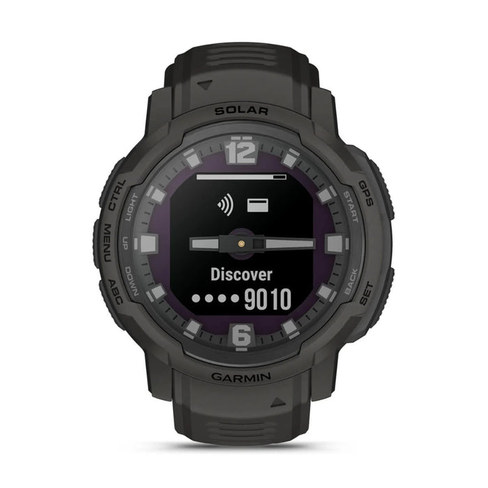 Garmin Instinct Crossover Solar | Hybrid Smartwatch w/ GPS