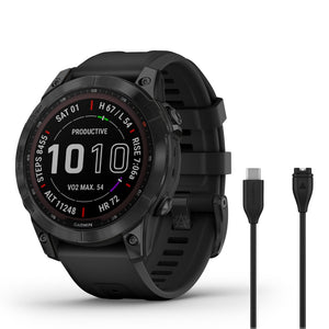 Garmin Fenix 7 Sapphire Solar | Solar Powered Smartwatch w/ Health Features