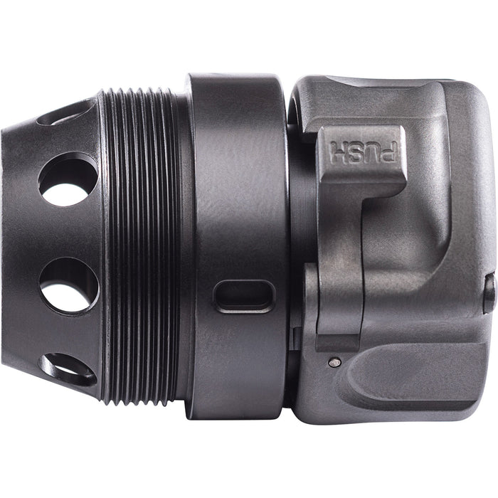 side view of the surefire hub mount
