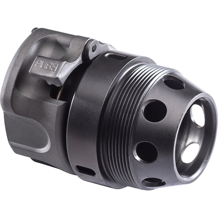 left angled view of the surefire fast-attach hub
