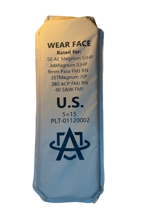 Atomic Defense SAHG2M 5x15" Side Armor | Stops .44 Mag at 1.1 lbs | Made in USA