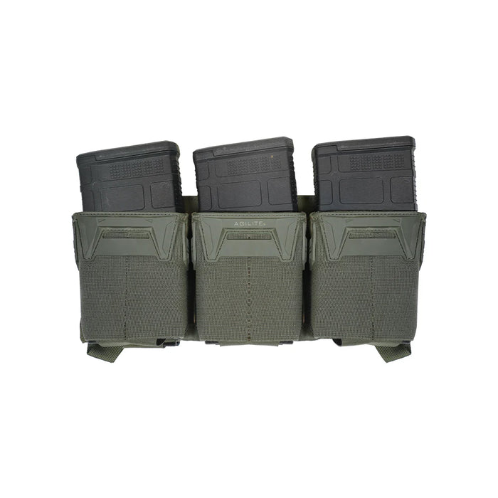 Agilite Pincer Placard .308 Triple Magazine Pouch | For .308 / 7.62x51 & 6.8×51