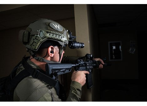 Team Wendy Rifletech | NIJ III Helmet with No-Hole Design | Stops AK-47 & AR-15 Rounds