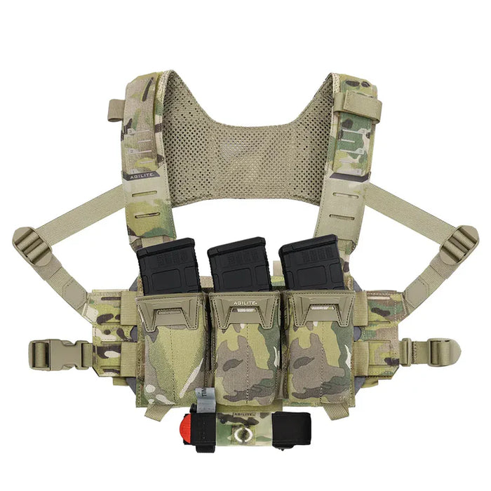 Agilite Reaper Rig | Fully Modular & Scalable Chest Rig w/ Placard & MOLLE Compatible