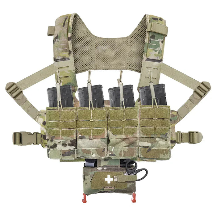 Agilite Reaper Rig | Fully Modular & Scalable Chest Rig w/ Placard & MOLLE Compatible