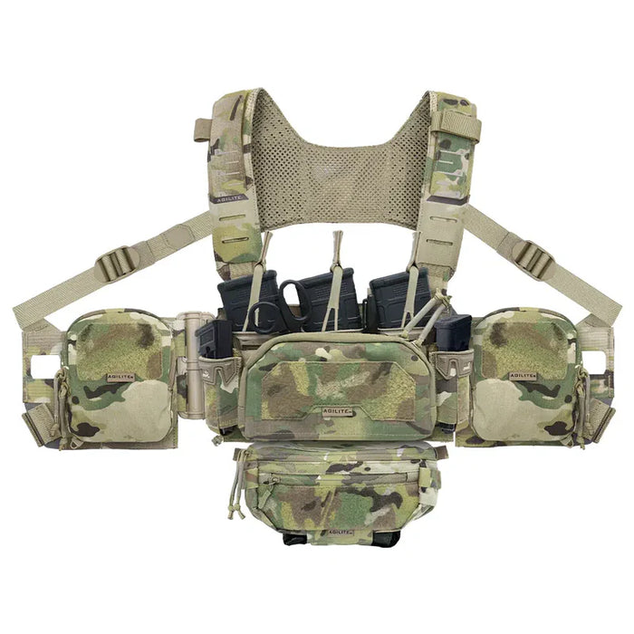 Agilite Reaper Rig | Fully Modular & Scalable Chest Rig w/ Placard & MOLLE Compatible