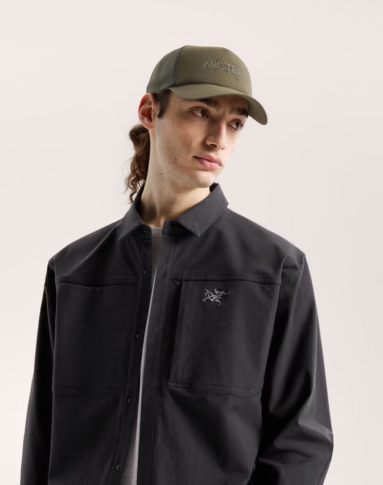 Arc'teryx Bird Word Trucker Hat: Breathable Climbing Cap & FC0 Water-Repellent Front