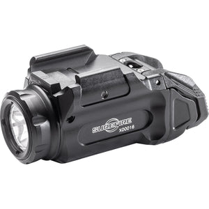 the surefire XC3-B light body in the color black and side view, where you can see the surefire logo branded on the side as well as the product code