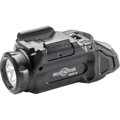 the surefire XC3-B light body in the color black and side view, where you can see the surefire logo branded on the side as well as the product code