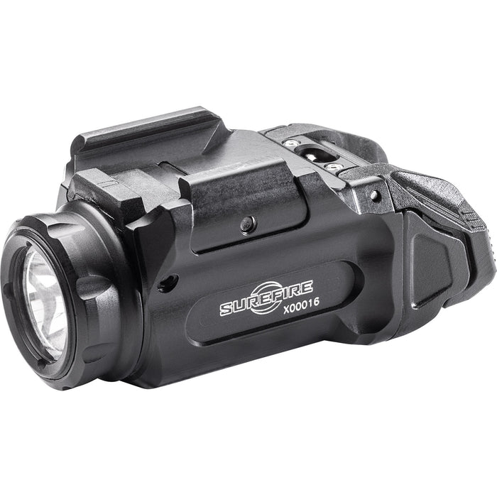the surefire XC3-B light body in the color black and side view, where you can see the surefire logo branded on the side as well as the product code