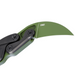 Green CRKT Karambit Blade D2 Steel