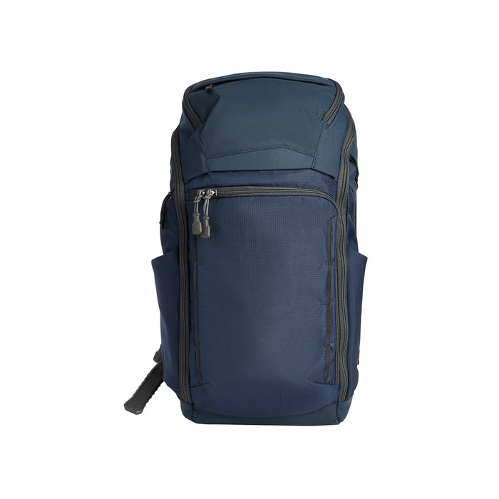 A frontal view of the Vertx Gamut Travel Backpack 26L Pack in the Depth Charge colorway, displaying its streamlined design for everyday carry.