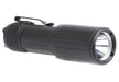 A high-quality hero image displays the right-side profile of the 33000 candela handheld light, showcasing its durable metal pocket clip, textured aluminum body, and compact size designed for everyday carry.