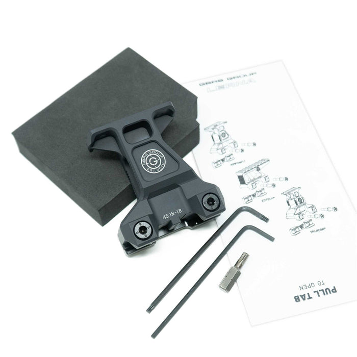 aimpoint micro black gbrs group lerna mount kit with all accessories