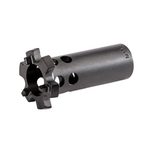 angled-view-of-black-surefire-sf-ryder-9-ti-piston-on-white-background