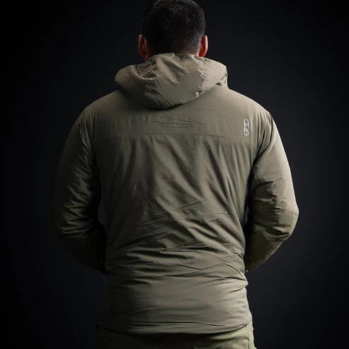 Back view of the Eberlestock Alturas Hooded Jacket.