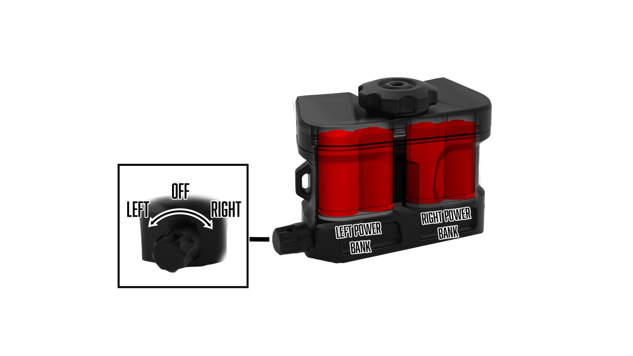 Nocturn Industries Bat Pack | Dual-Bank Backup with 96+ Hour Runtime