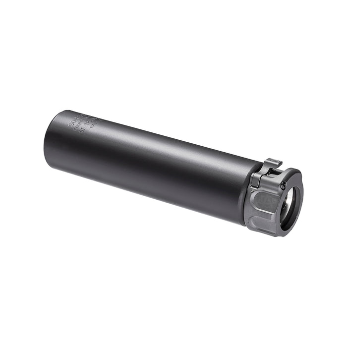 Rear-left view of the black SureFire SF-Trainer-556-1 Suppressor Trainer.