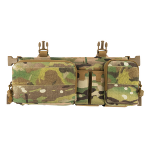 Haley Strategic Heavy Placard Multicam: Adjustable Cell Depth for Extended Mags & Radios w/ (4) MP2 Inserts