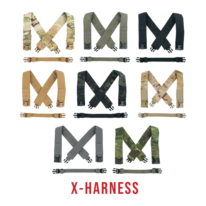 Haley Strategic X Chest Rig - Low-Profile 12.6 oz Tactical Rig for Urban & Confined Spaces