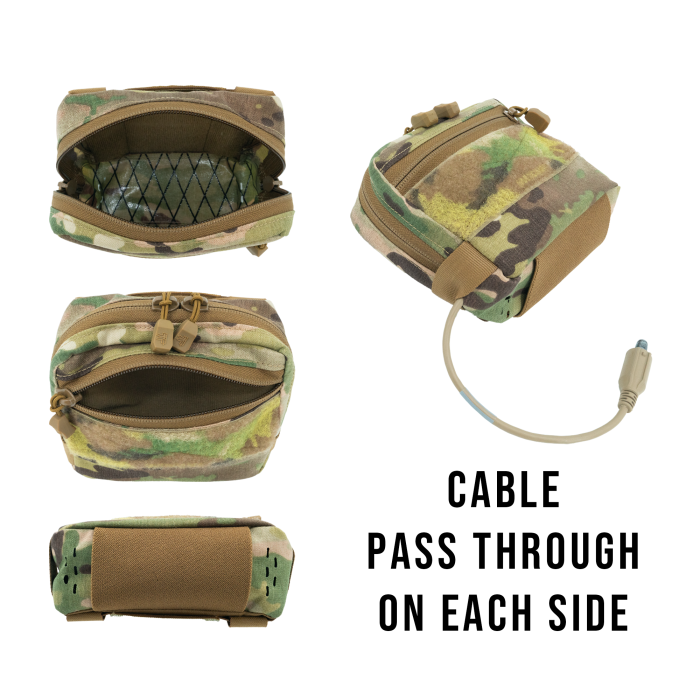 Haley Strategic GP ZIP Pouch Medium - Modular Admin Pouch w/ Integrated TQ Carrier