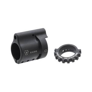 collar adjustable gas block disassembled showing housing and collar