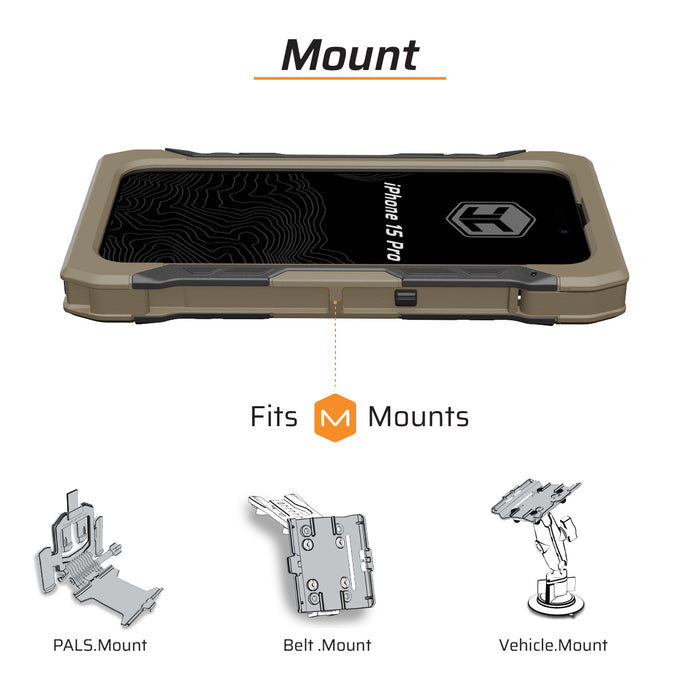 compatible mount for juggernaut case iphone 15 pro advntr phone case