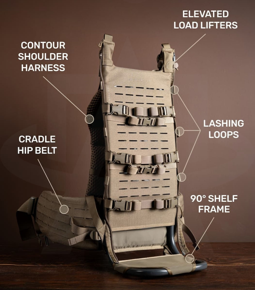 Eberlestock Mainframe 2 - 1,300lb Heavy Hauler - Most Comfortable Frame ...