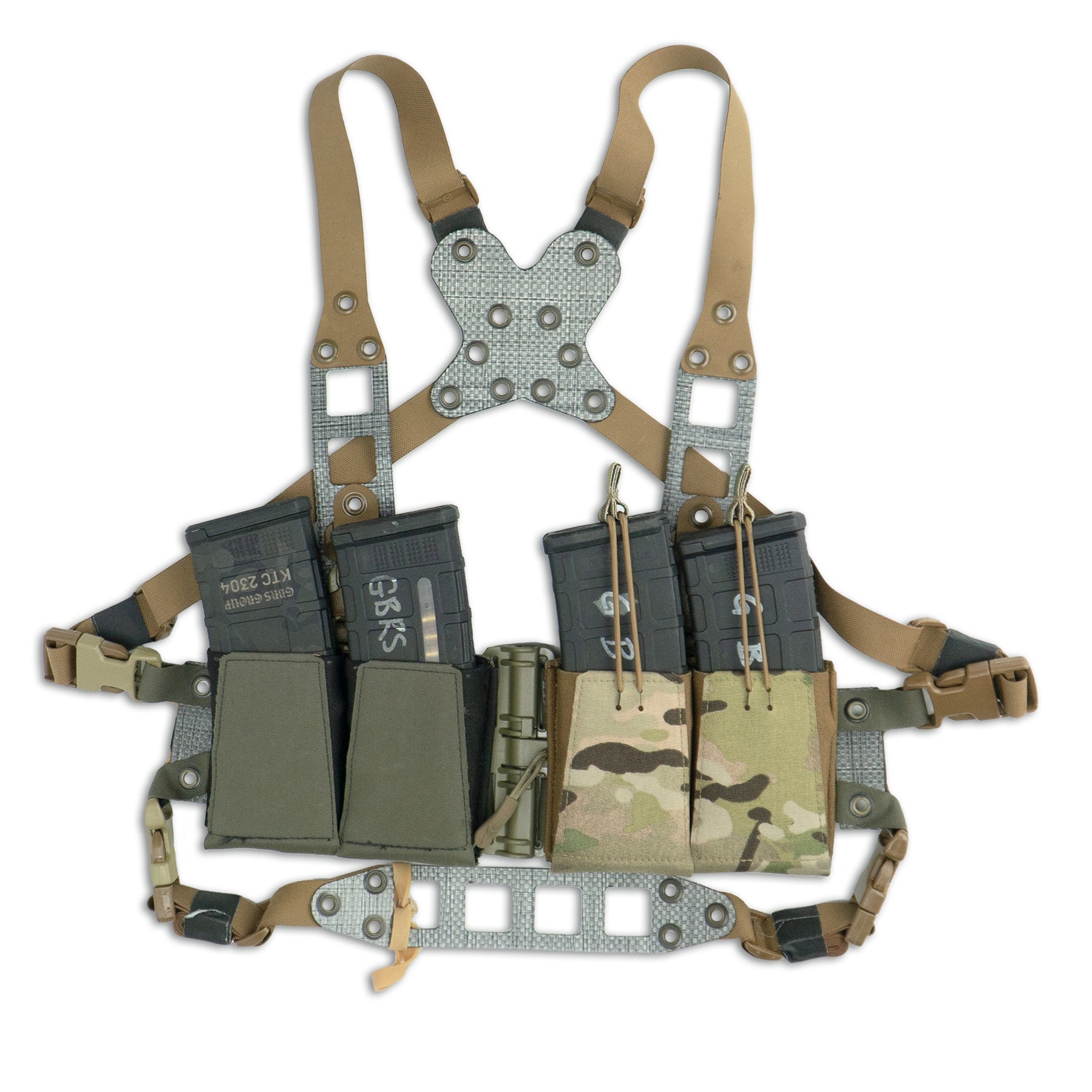 Usaf Split Rig GBRS Group Modular Chest Rig Split Kit - Made in USA — Atomic Defense